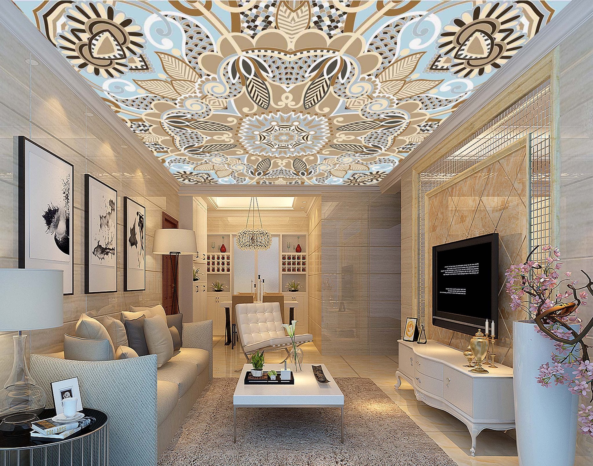 Pretty Vintage Patterns Wallpaper AJ Wallpaper