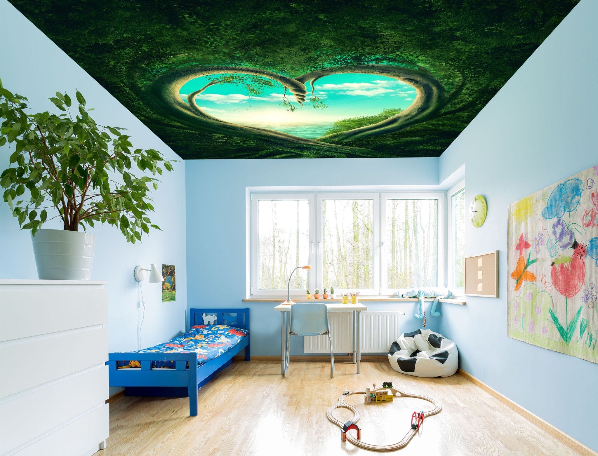 Romantic Trees Couple Wallpaper AJ Wallpaper