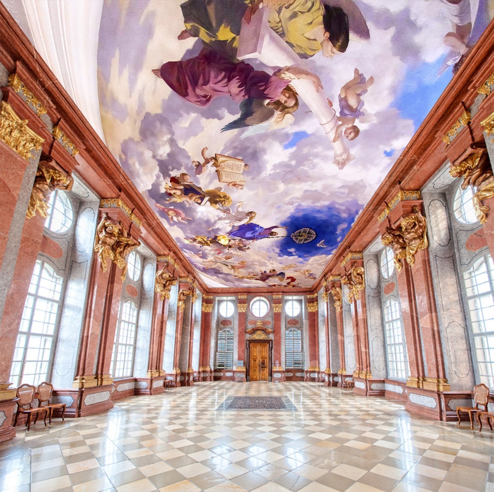 Winged White Dove 079 Wallpaper AJ Wallpaper