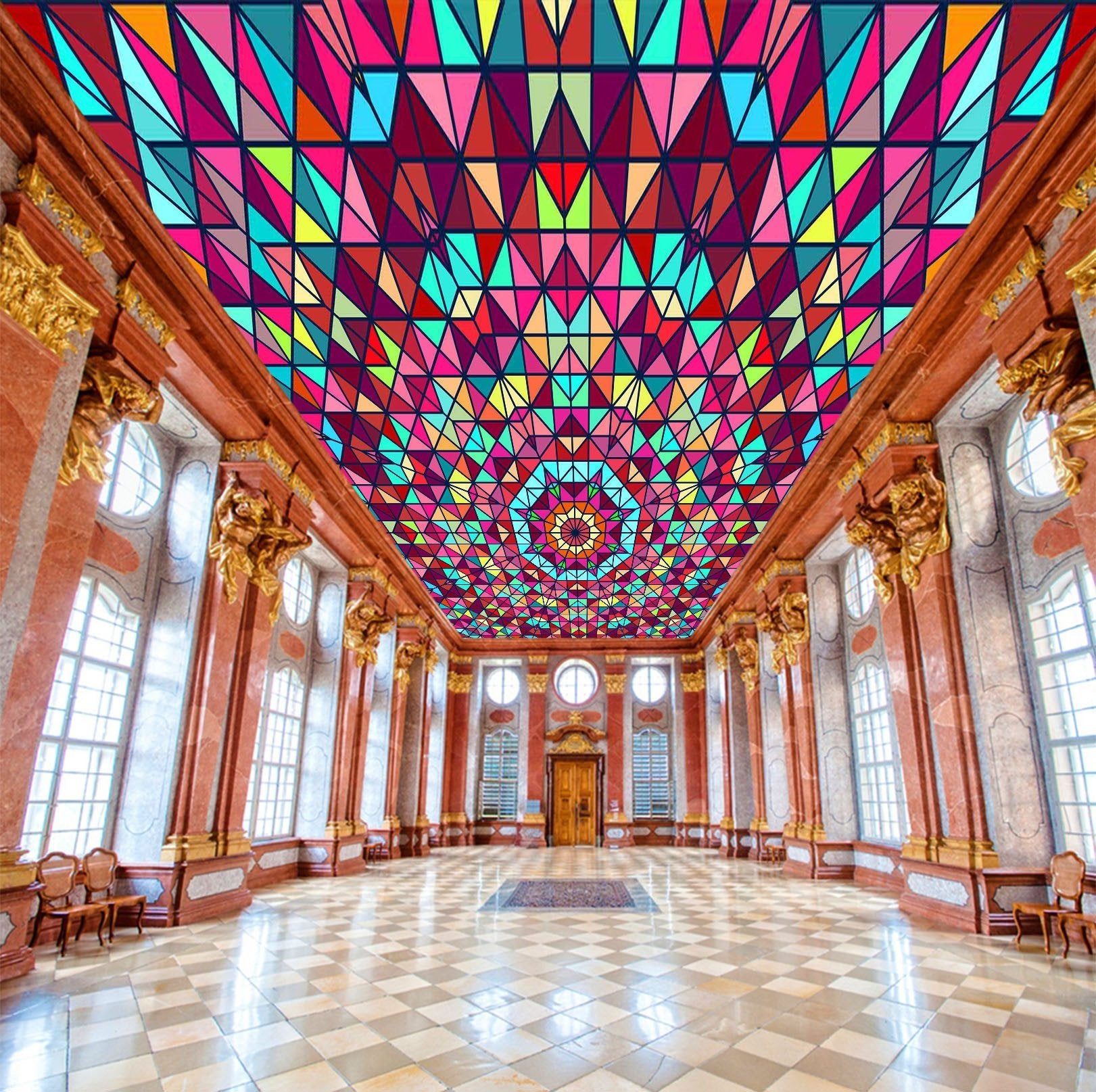 Stylish Lattice Patterns Wallpaper AJ Wallpaper