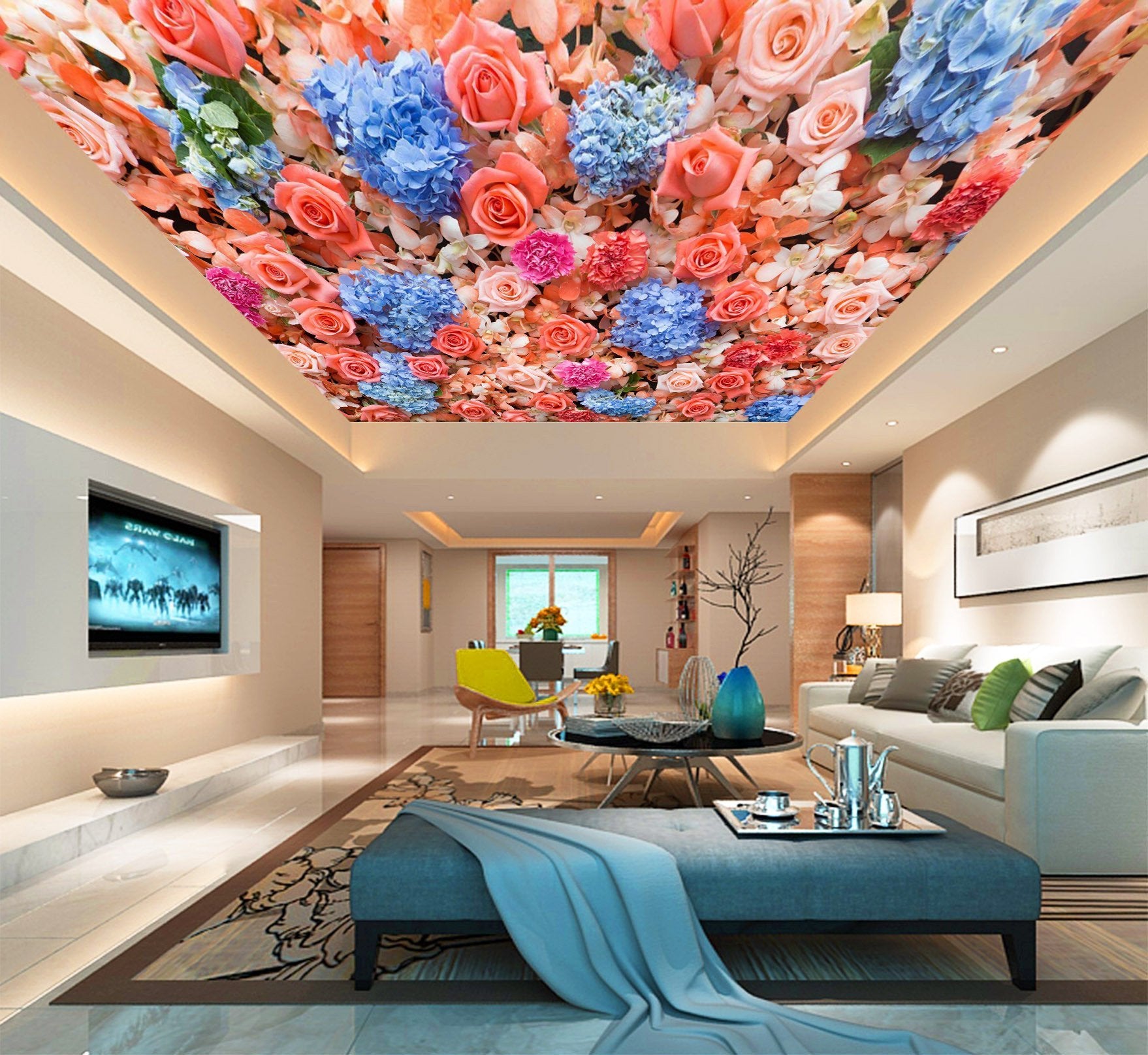 Various Dense Flowers Wallpaper AJ Wallpaper