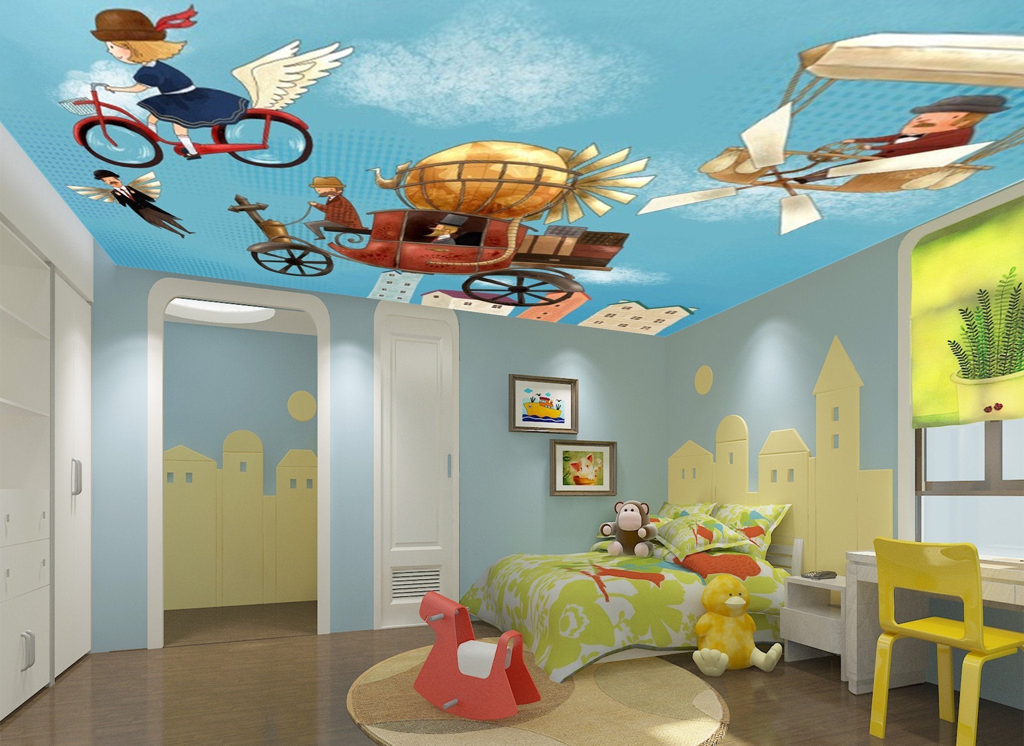 Sky Riding Bike Wallpaper AJ Wallpaper