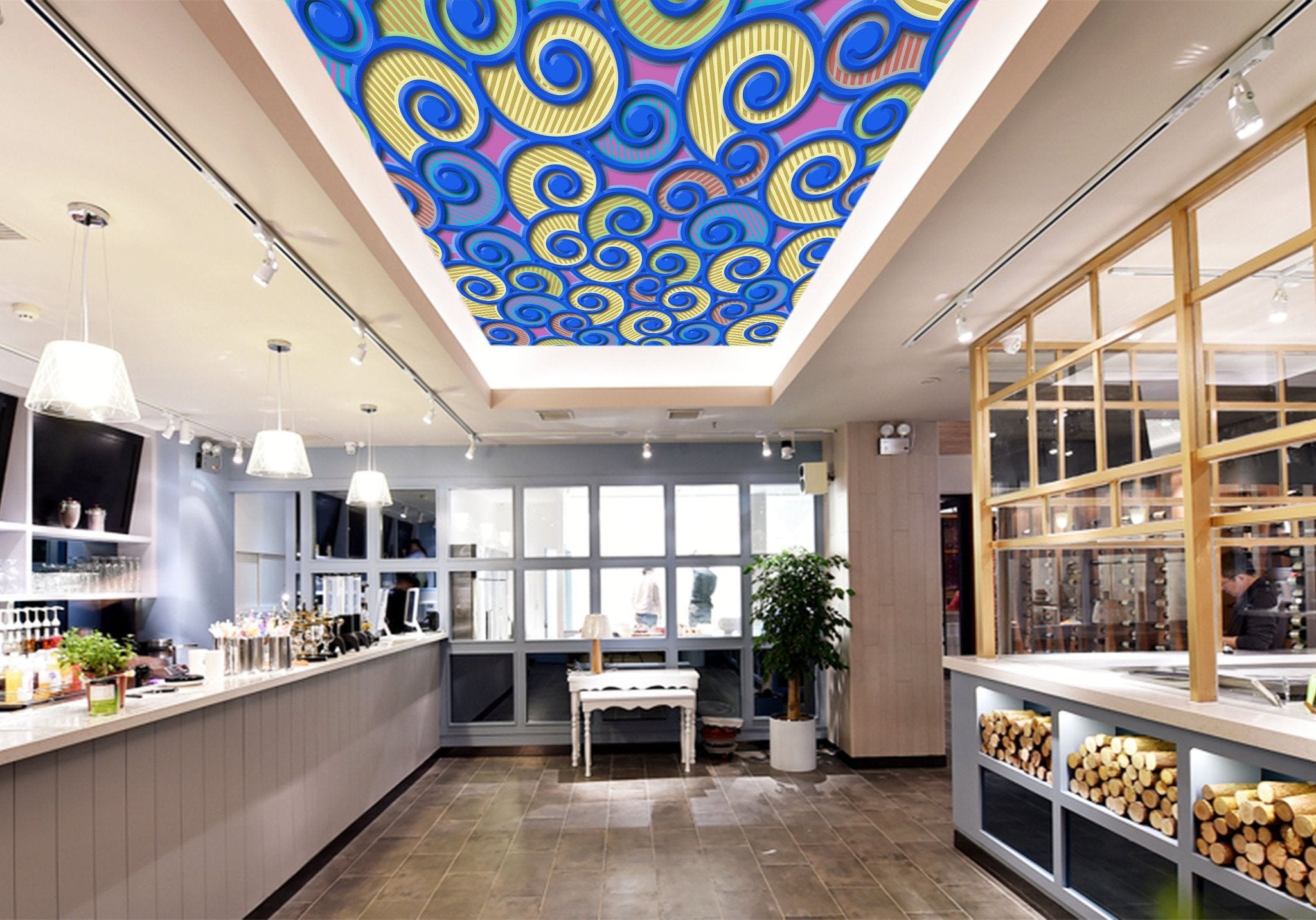 Color Vine Patterns Wallpaper AJ Wallpaper