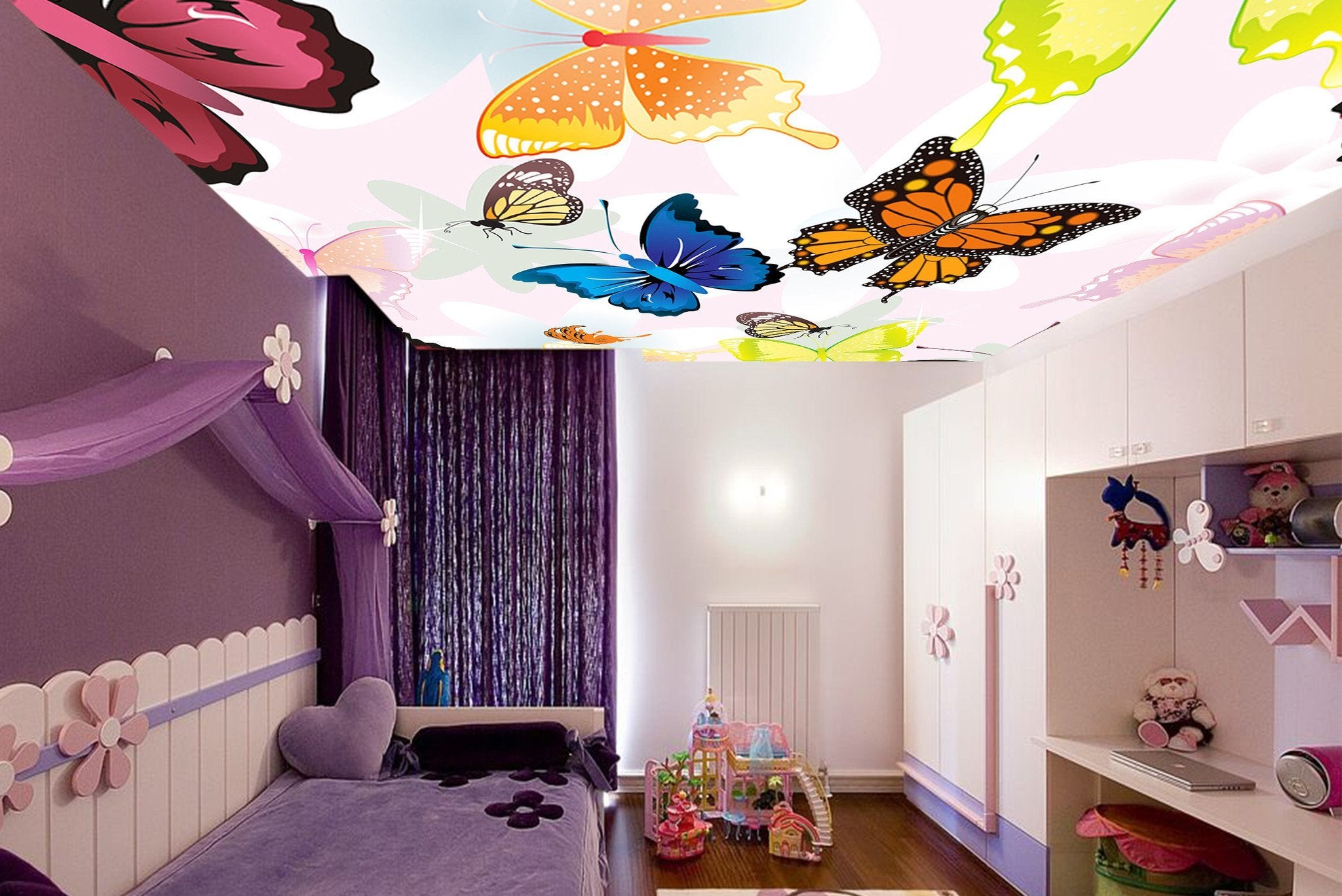 Color Butterflies Patterns Wallpaper AJ Wallpaper