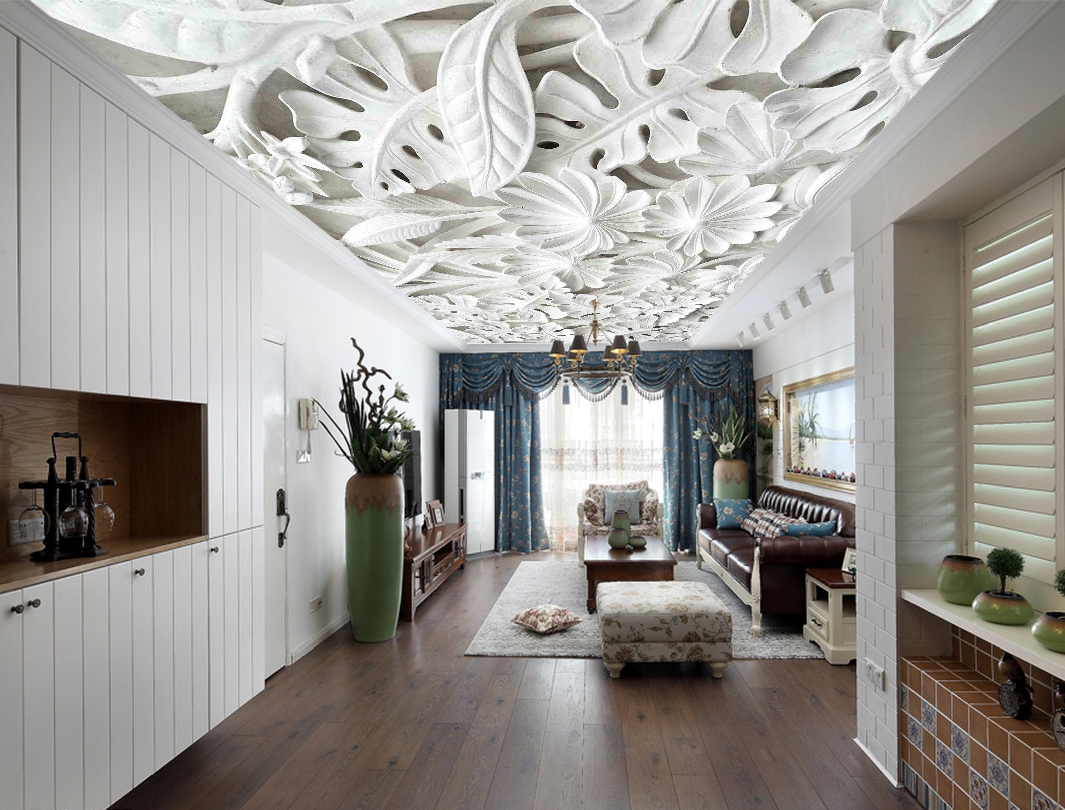 Sculpture Leaf 055 Wallpaper AJ Wallpaper