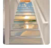 14 stair decals 6.5" and 33.5" in heavy-duty vinyl from ETSY (AJ)