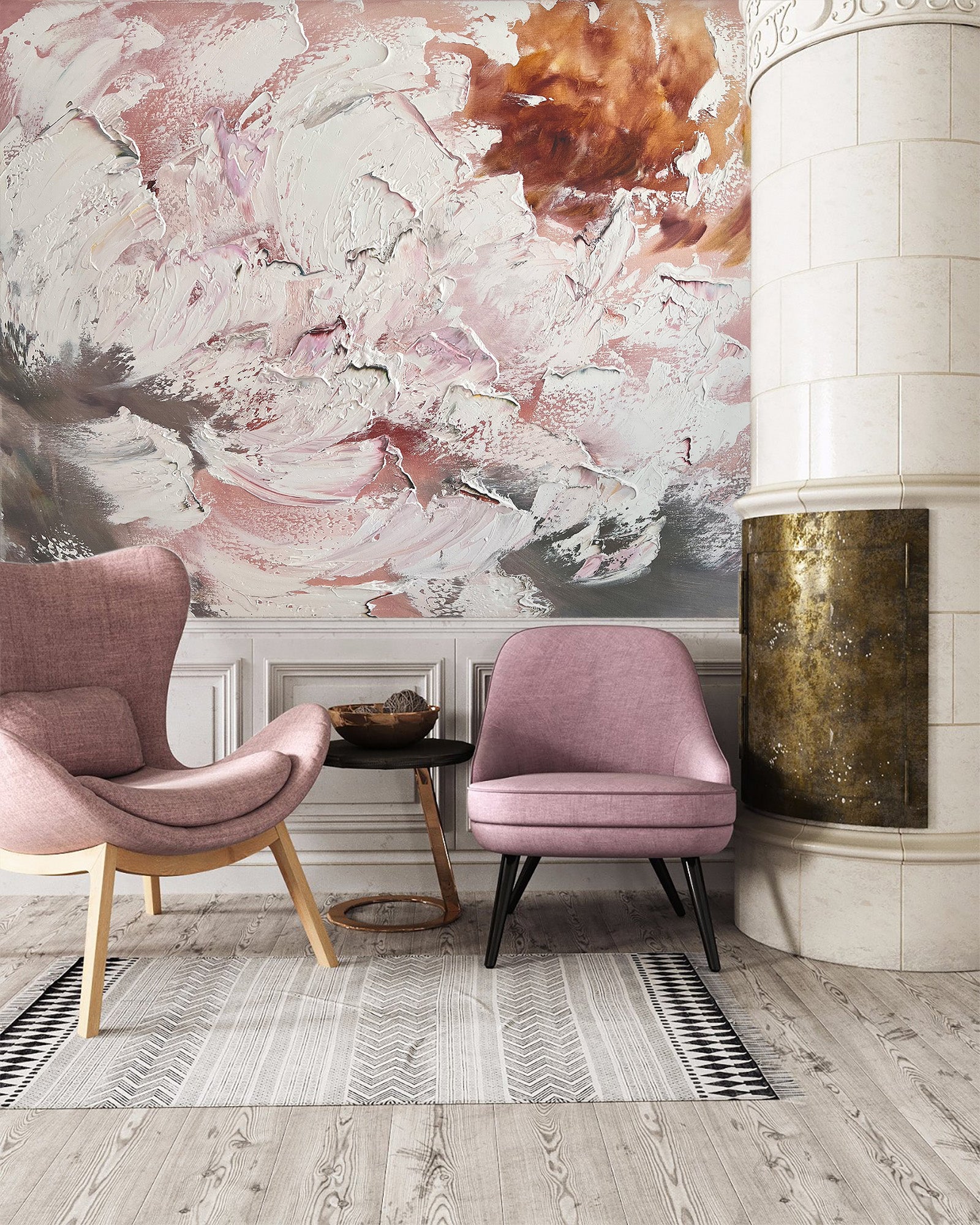 3D Paint Flower 3104 Skromova Marina Wall Mural Wall Murals