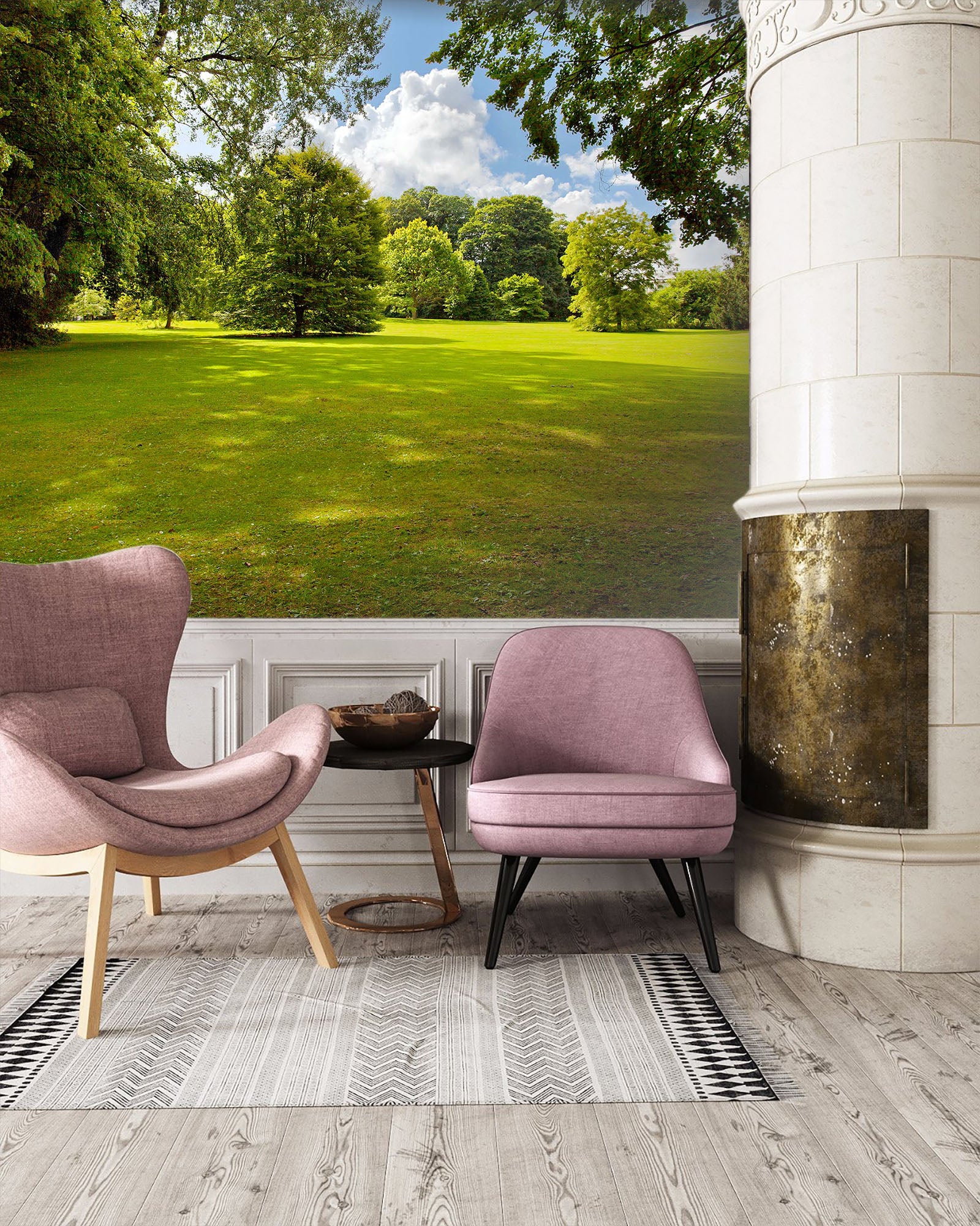 3D Meadow Woods 1446 Wall Murals