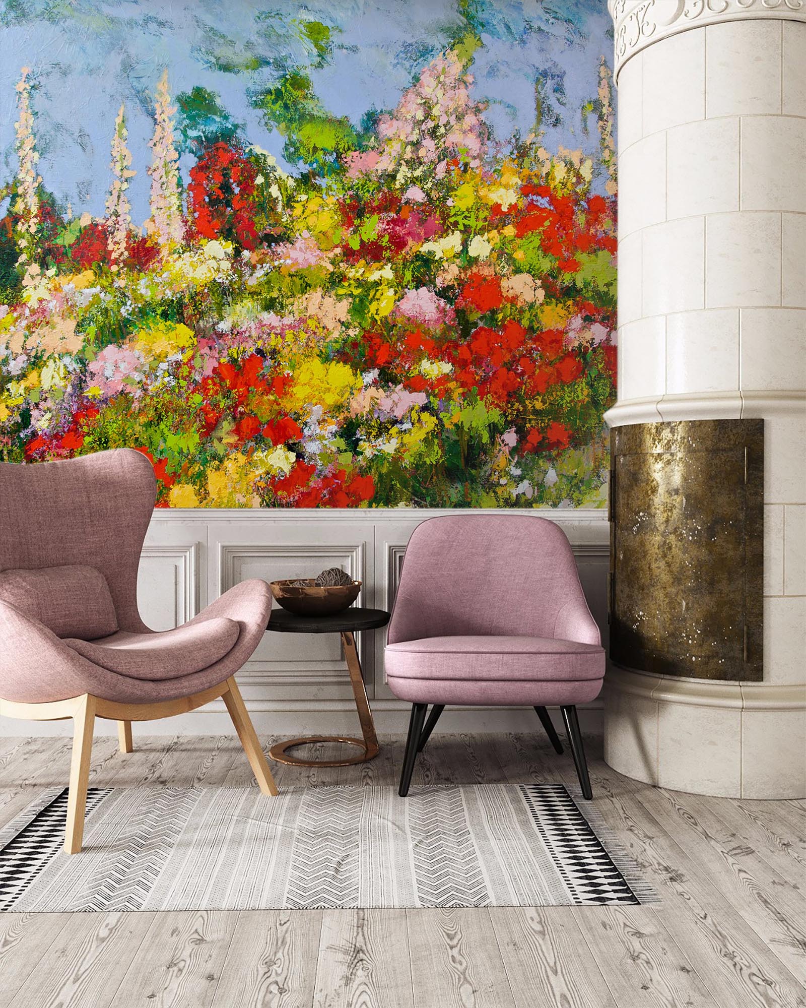 3D Overgrown 111 Allan P. Friedlander Wall Mural Wall Murals