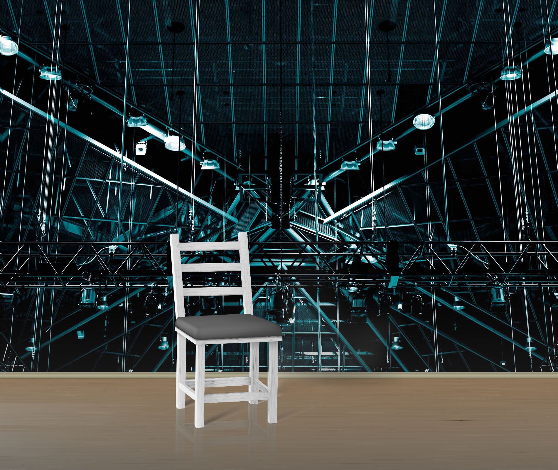 3D Raindrop Metal 107 Noirblanc777 Wall Mural Wall Murals