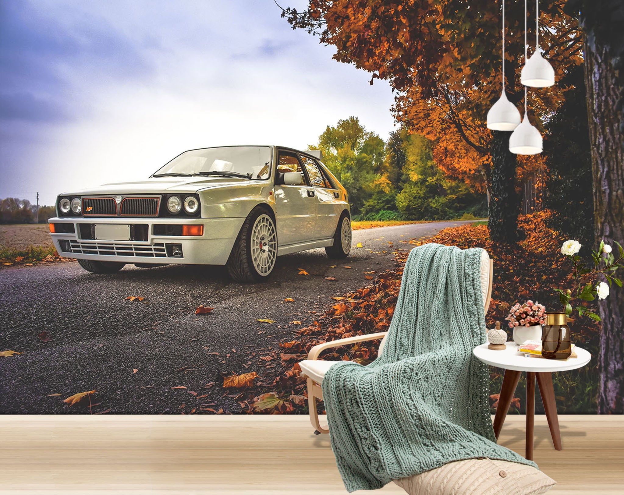 3D Asphalt Auto Car 098 Vehicle Wall Murals