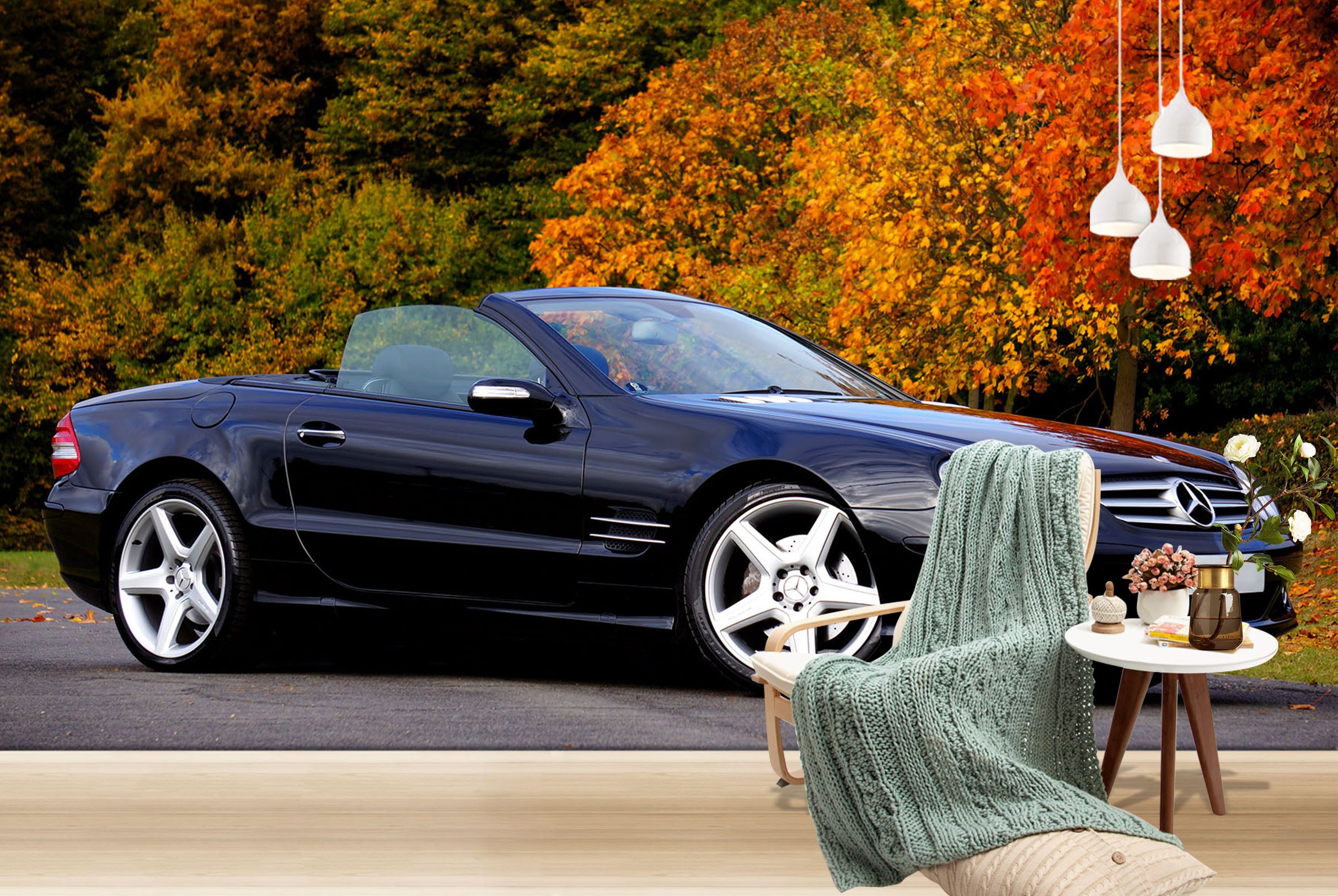 3D Automobile Maple 106 Vehicle Wall Murals