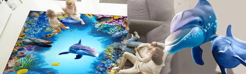 3D Floor Murals