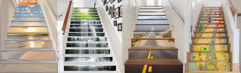 Stair Risers Photo Mural