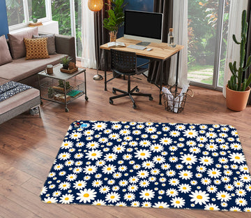 3D Daisy Petals 3052 Rug Non Slip Rug Mat