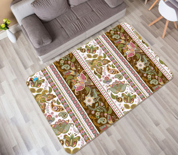 3D Petal Stripes 3003 Rug Non Slip Rug Mat