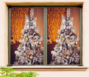 3D Decorative Balls 1024 Christmas Window Film Print Sticker Cling Stained Glass Xmas