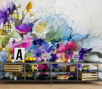 3D Art Flower 2063 Wall Mural Wall Murals