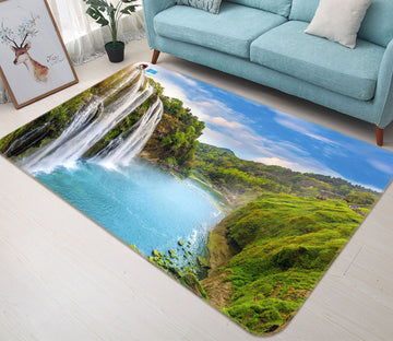3D Natural Waterfall 3005 Rug Non Slip Rug Mat