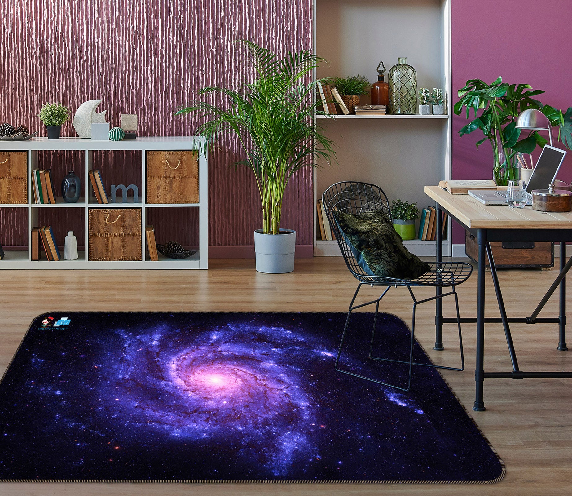 3D Blue Starry Sky 3007 Rug Non Slip Rug Mat