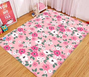 3D Pink Petals 3093 Rug Non Slip Rug Mat