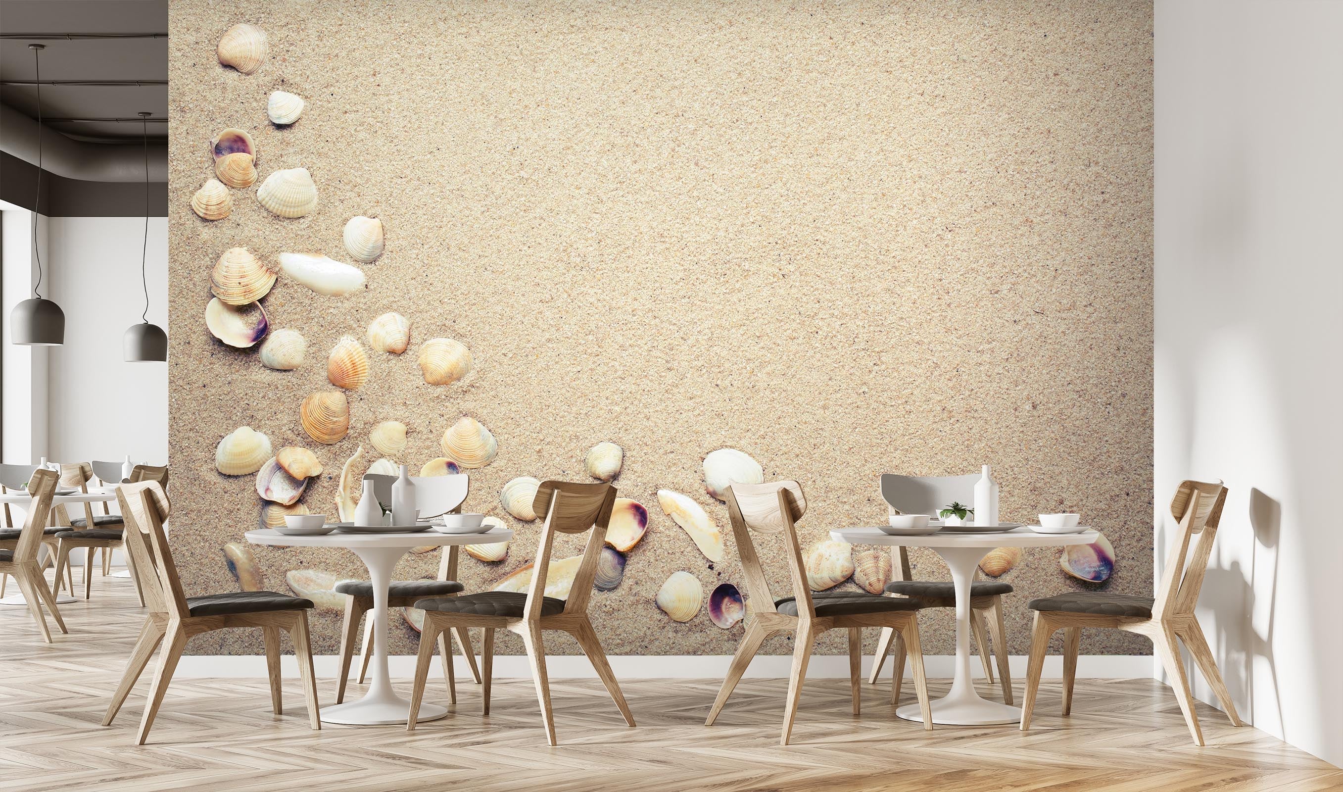 3D Beach Shells 2025 Wall Mural Wall Murals