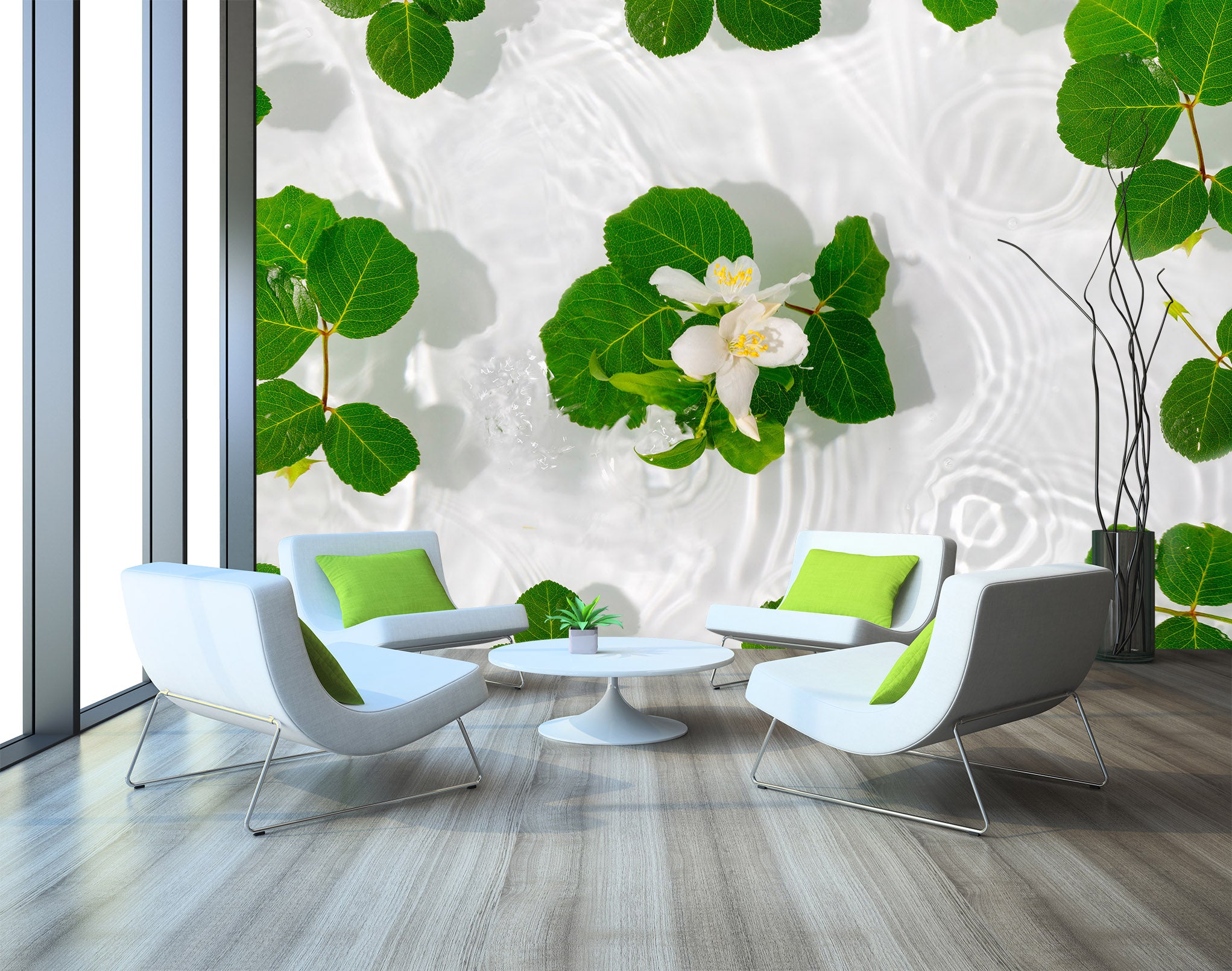 3D Pure Flower 2083 Wall Mural Wall Murals