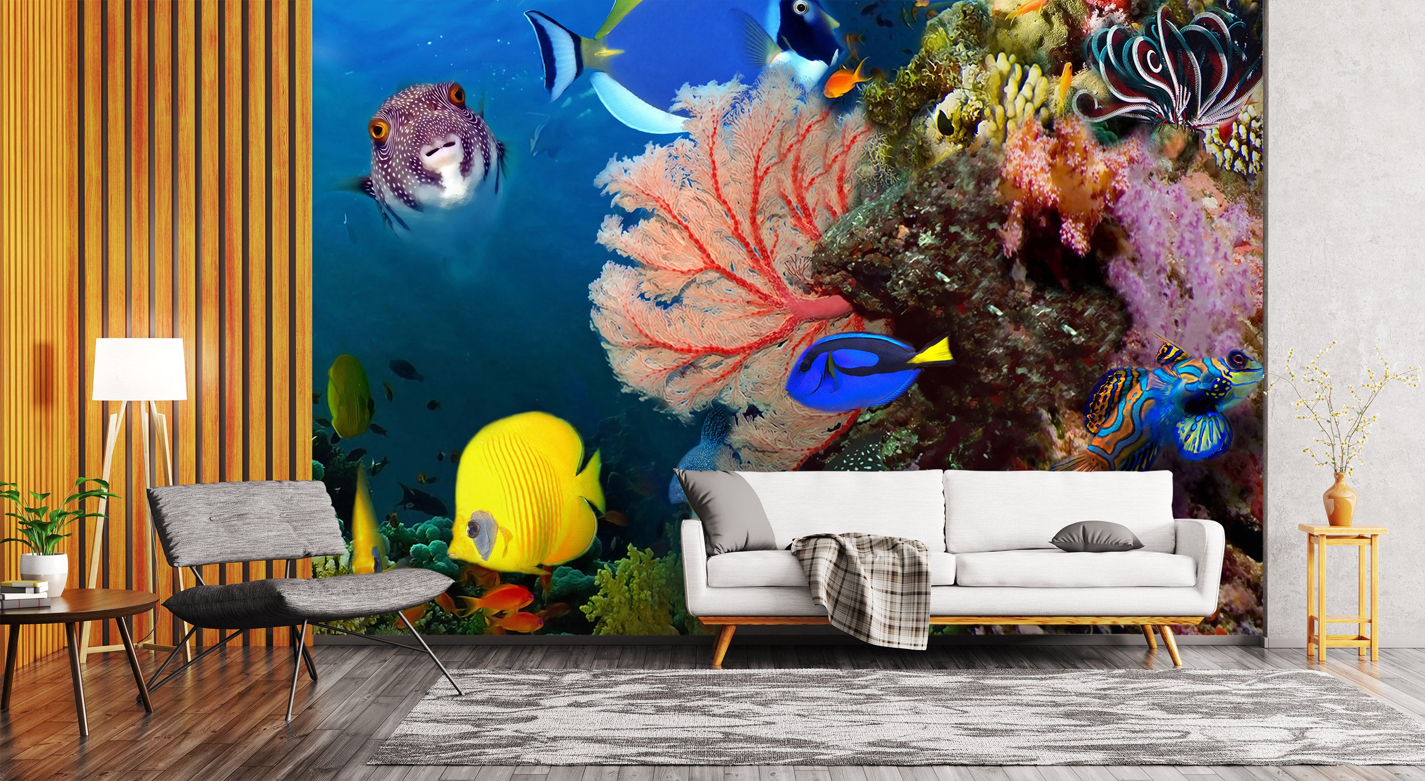 3D Red Coral 2013 Wall Mural Wall Murals