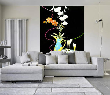 Mordern Graceful Flowers Wallpaper AJ Wallpaper 