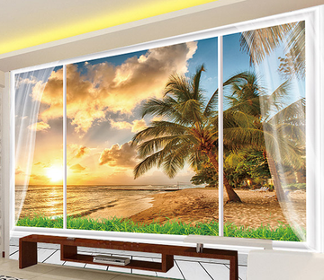 Beach Sunset 2 Wallpaper AJ Wallpaper 