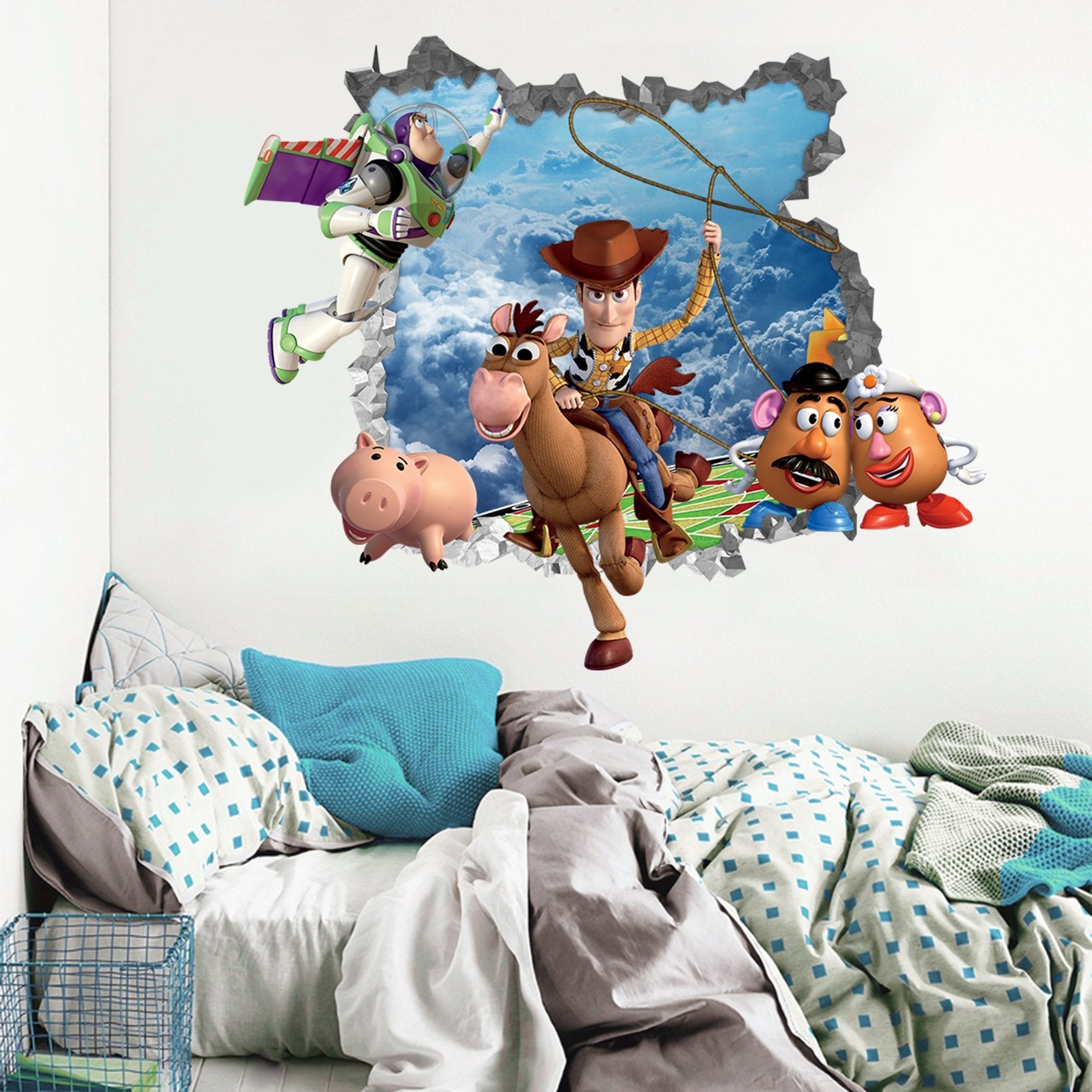 3D Toy Story 73 Broken Wall Murals Wallpaper AJ Wallpaper 