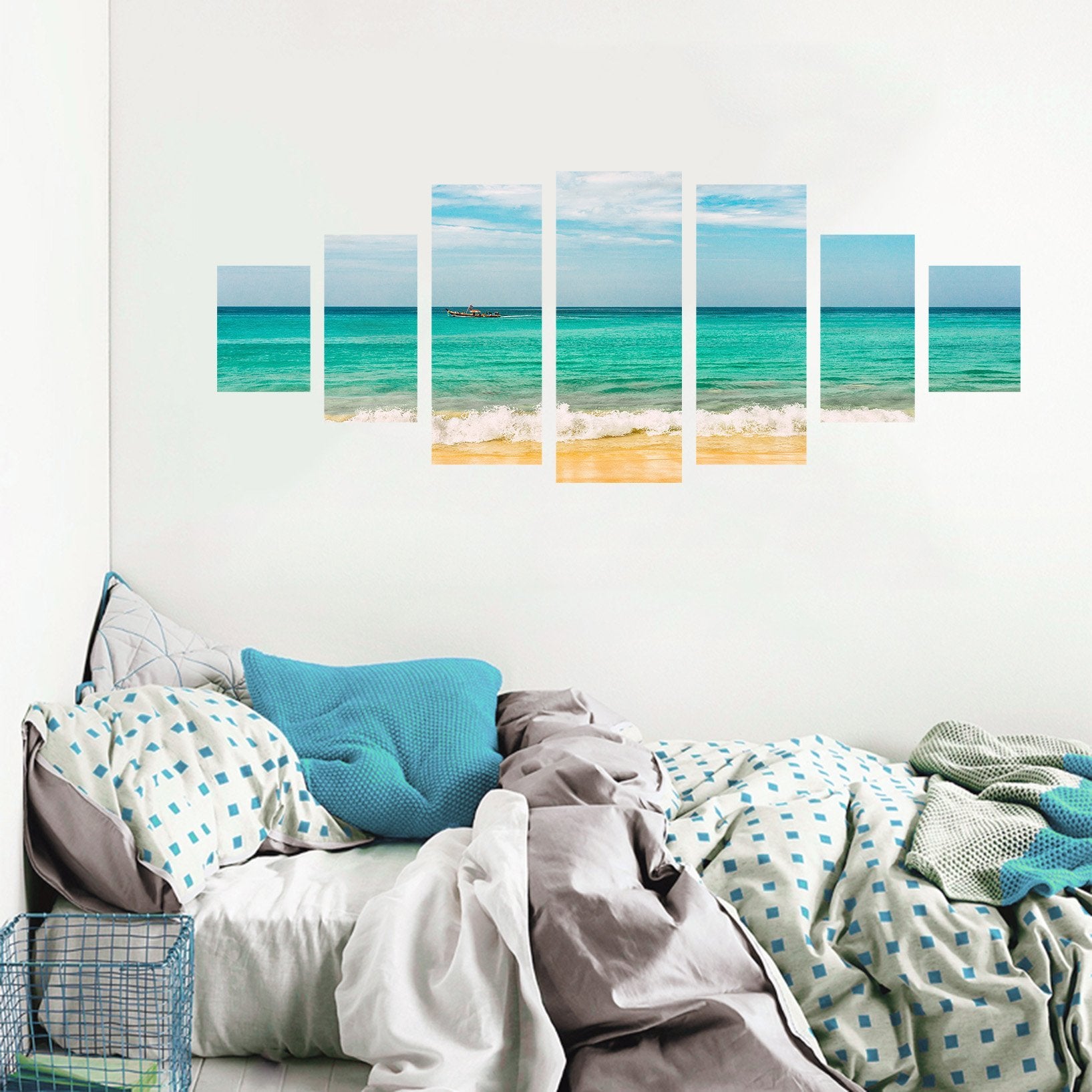 3D Small Boat 076 Unframed Print Wallpaper Wallpaper AJ Wallpaper 