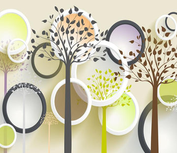 3D Colorful Circles Wallpaper AJ Wallpaper 1 