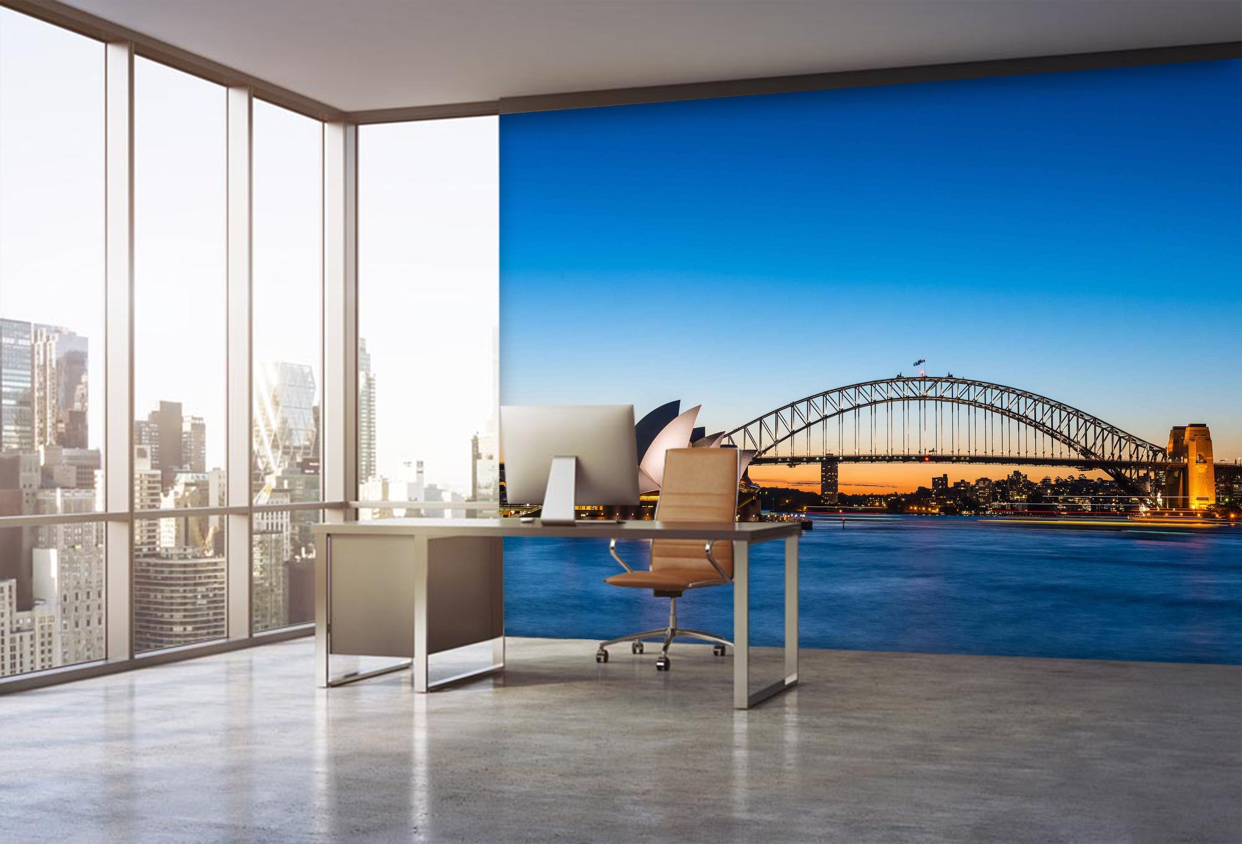 3D New York Bridge 027 Wall Murals Wallpaper AJ Wallpaper 2 