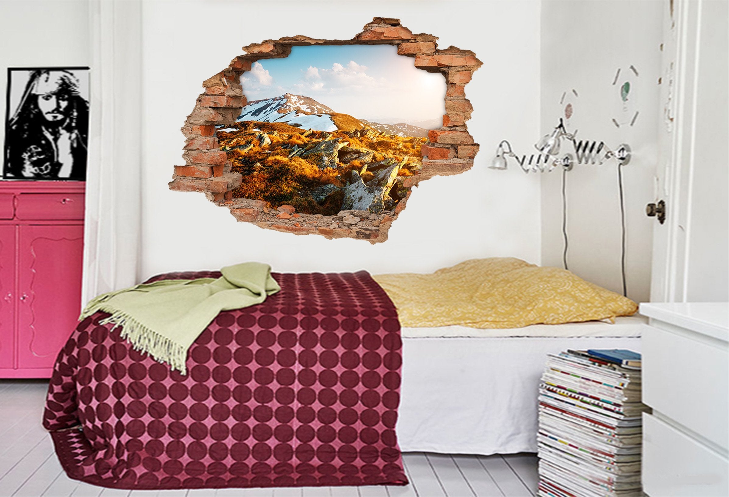 3D Wilderness Scenery 216 Broken Wall Murals Wallpaper AJ Wallpaper 