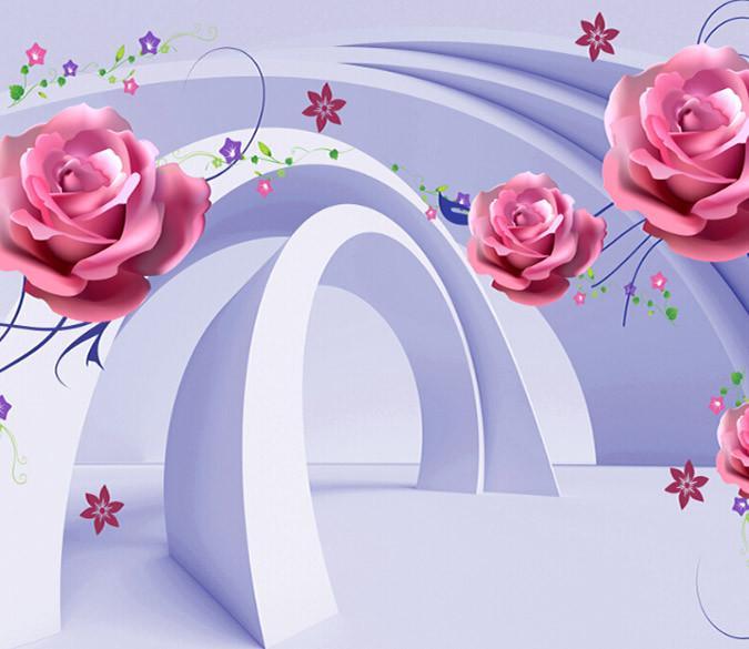 3D Charming Flowers 1 Wallpaper AJ Wallpaper 1 