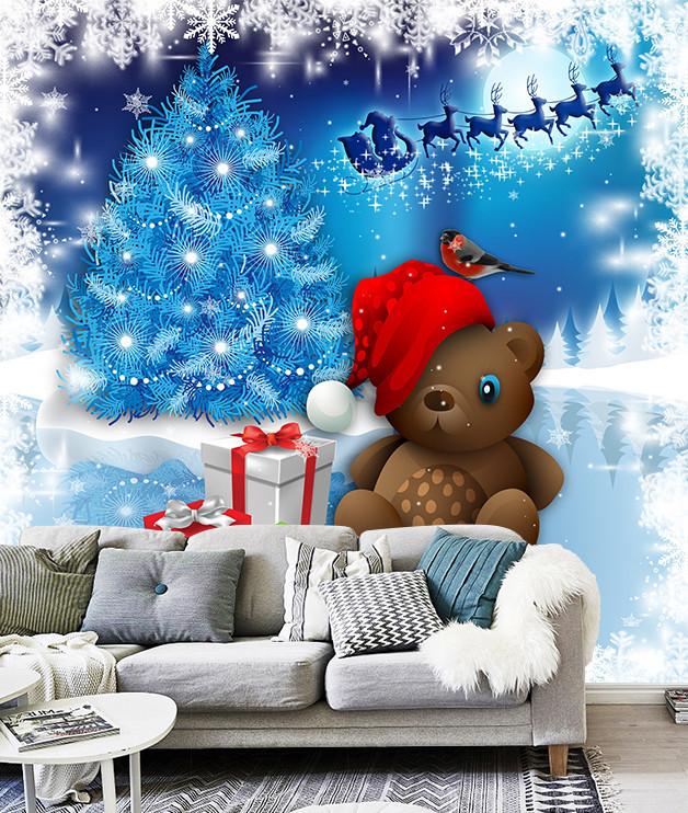 3D Christmas Bear Toy 6 Wallpaper AJ Wallpaper 