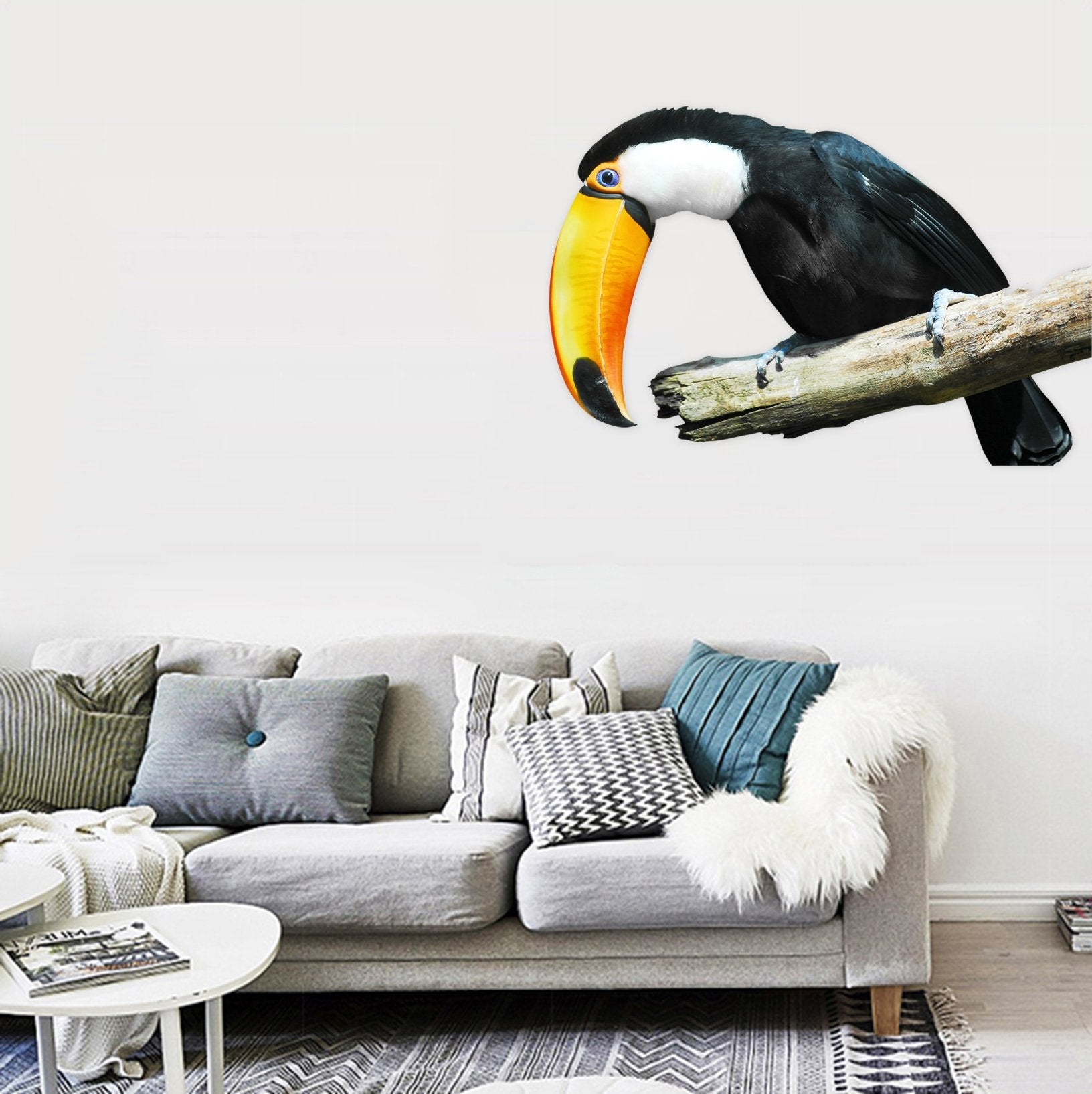 3D Bird Mouth 045 Animals Wall Stickers Wallpaper AJ Wallpaper 