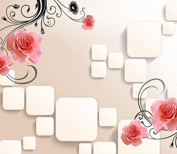 3D Pink Rose Wallpaper AJ Wallpaper 1 