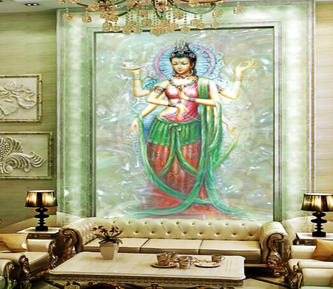 Jade bodhisattva Porch Wallpaper AJ Wallpaper 1 