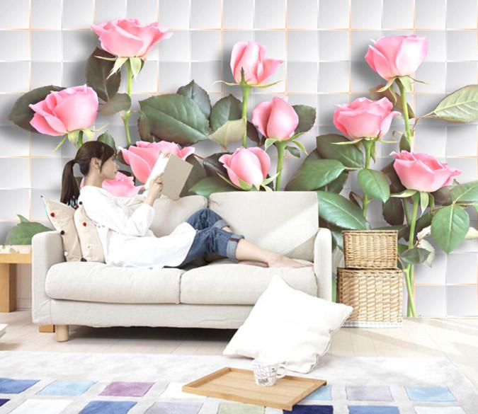 3D Dream Beautiful Flower Wallpaper AJ Wallpaper 1 