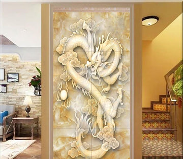 Carving Pentium Dragon Porch Wallpaper AJ Wallpaper 1 