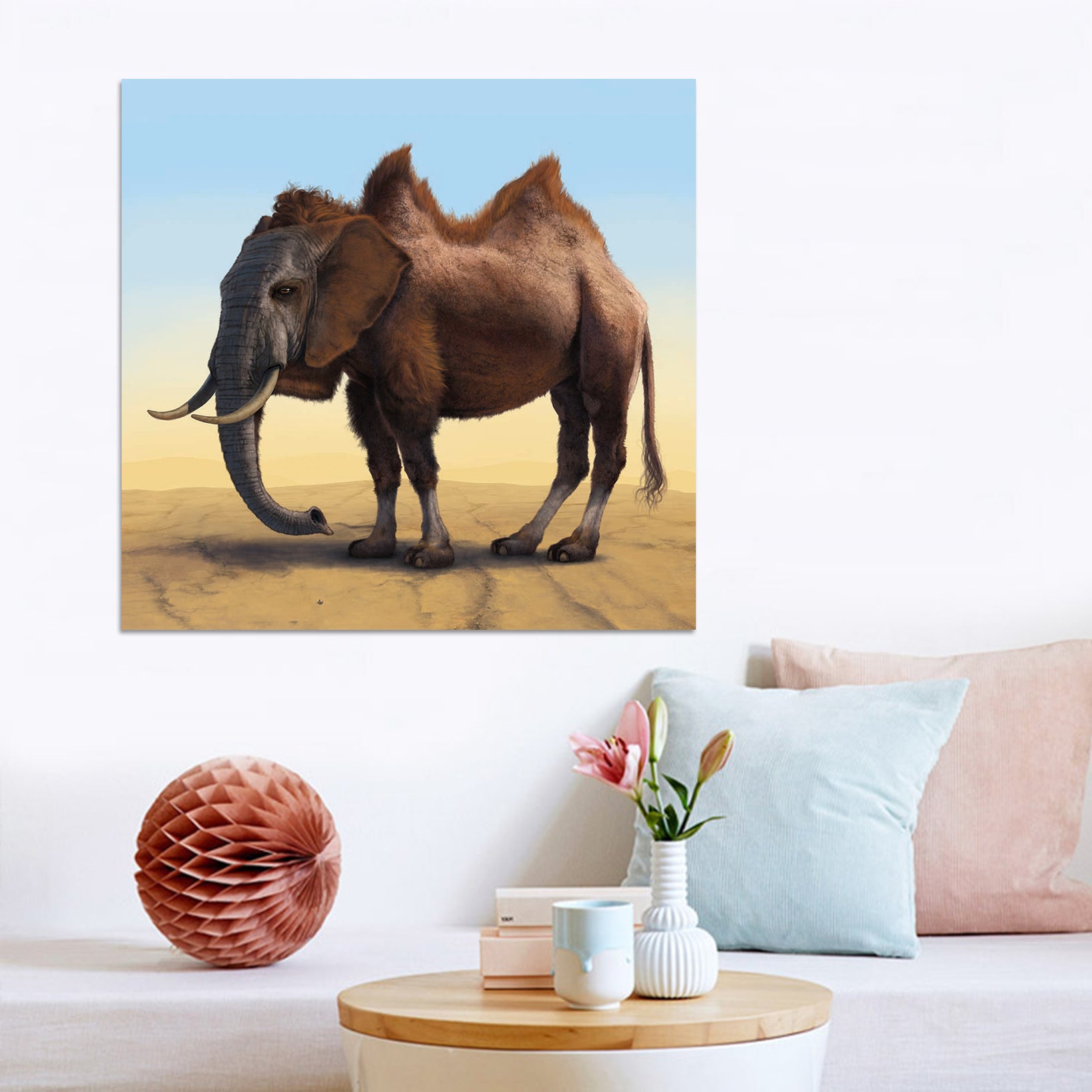3D Elephant 001 Vincent Hie Wall Sticker