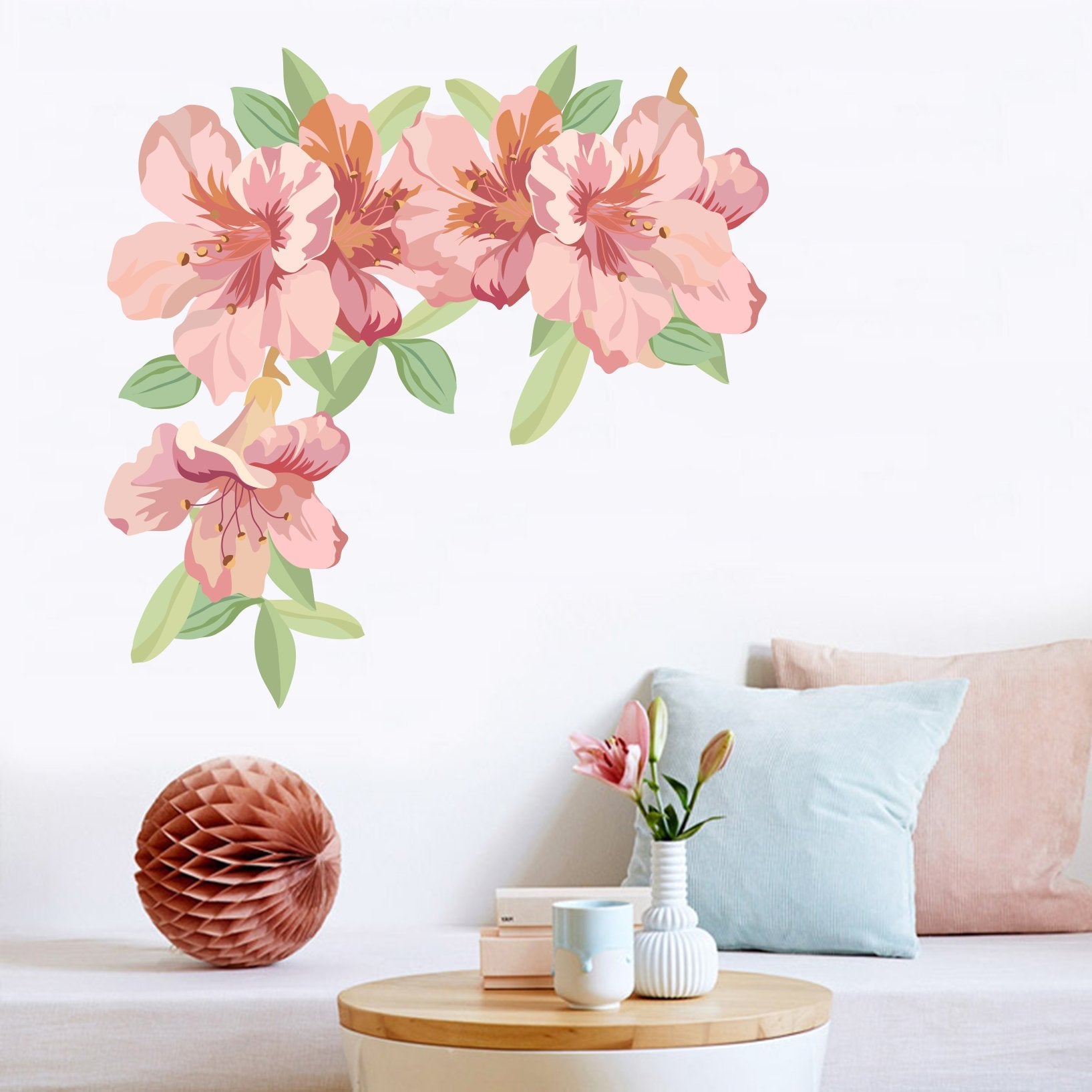 3D Powder Flower Bloom 278 Wall Stickers Wallpaper AJ Wallpaper 