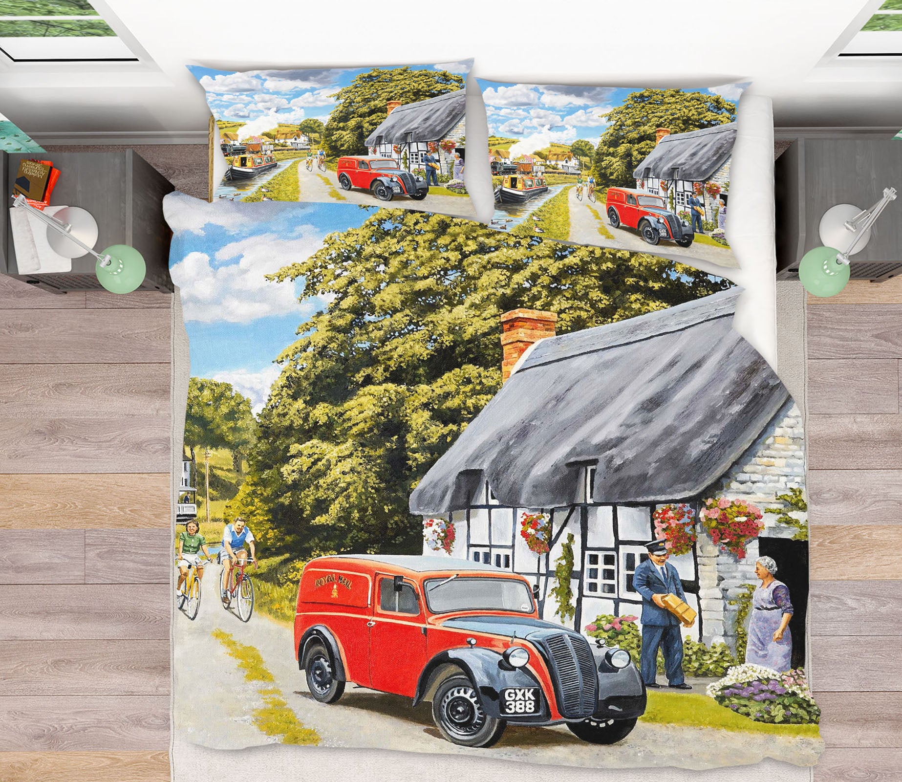 3D Parcel For Canal Cottage 2044 Trevor Mitchell bedding Bed Pillowcases Quilt