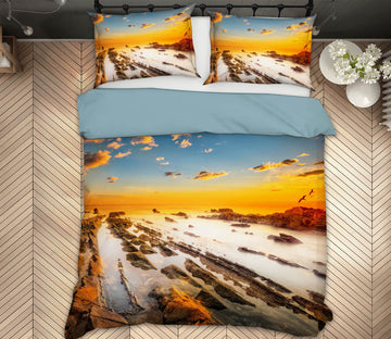 3D River Yellow Clouds 128 Marco Carmassi Bedding Bed Pillowcases Quilt