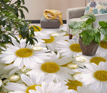 3D Lush Daisies 1401 Floor Mural  Wallpaper Murals Self-Adhesive Removable Print Epoxy