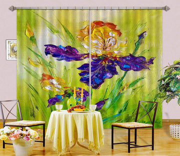 3D Beautiful Flower 351 Skromova Marina Curtain Curtains Drapes