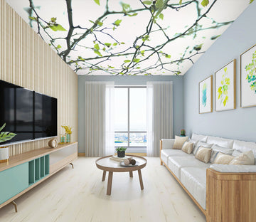 3D Branches And Leaves 2552 Assaf Frank Ceiling Wallpaper Murals