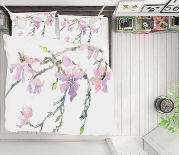 3D Peach Blossom 2006 Anne Farrall Doyle Bedding Bed Pillowcases Quilt